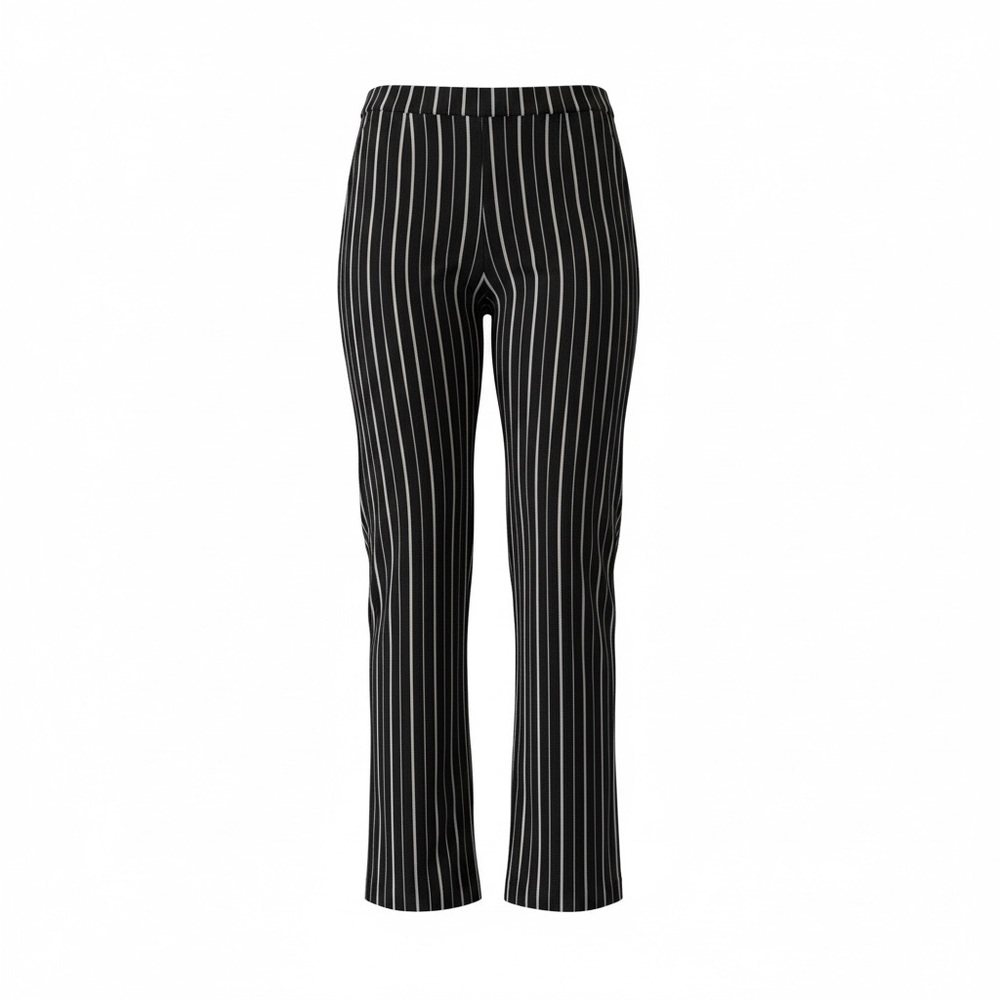 Reformation Pinstripe Straight Leg Trousers